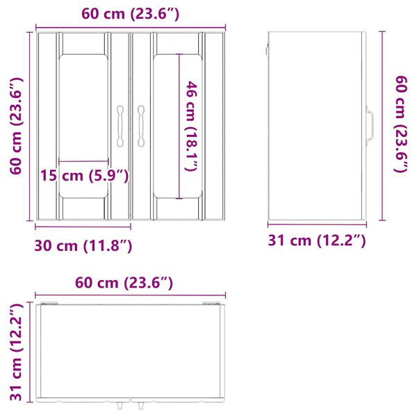 Kitchen Wall Cabinet With Glass Door Lucca Black Engineered Wood Nptkbn