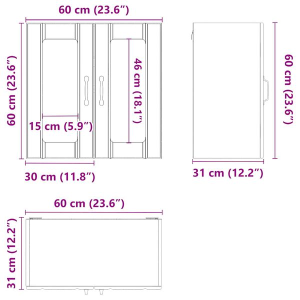 Kitchen Wall Cabinet With Glass Door Lucca Glossy Look White Engineered Wood Nptkbk