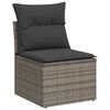 6 Piece Garden Sofa Set With Cushions Grey Poly Rattan Txoitkb