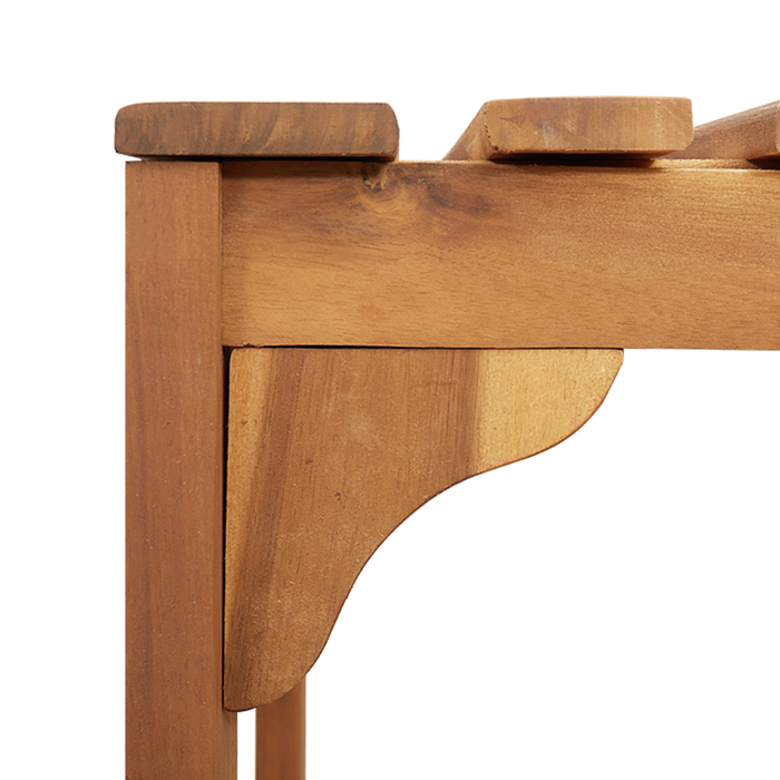 Hot Tub Surround Brown 230 X 230 Cm Tttaila