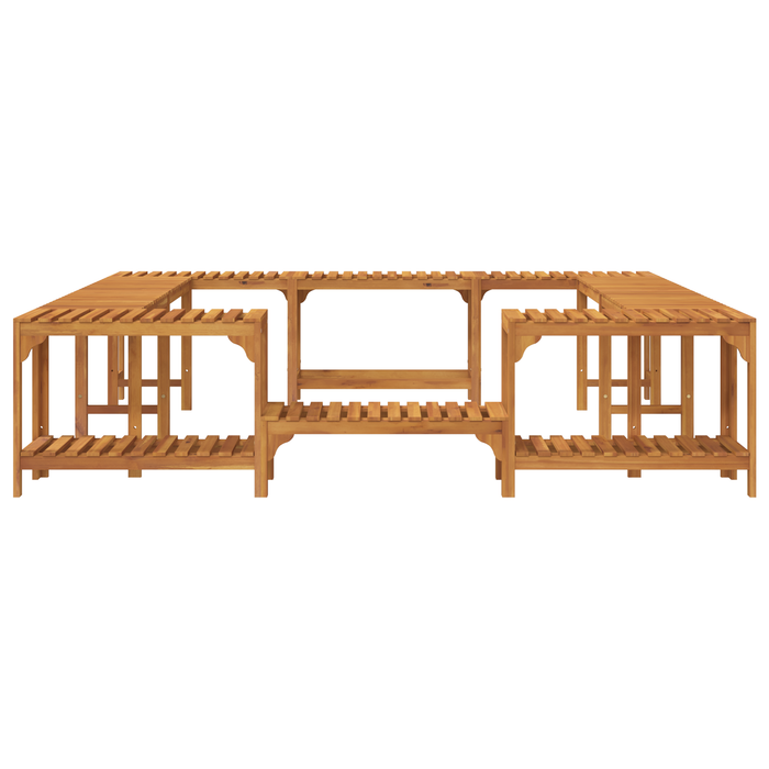 Hot Tub Surround Brown 230 X 230 Cm Tttaila