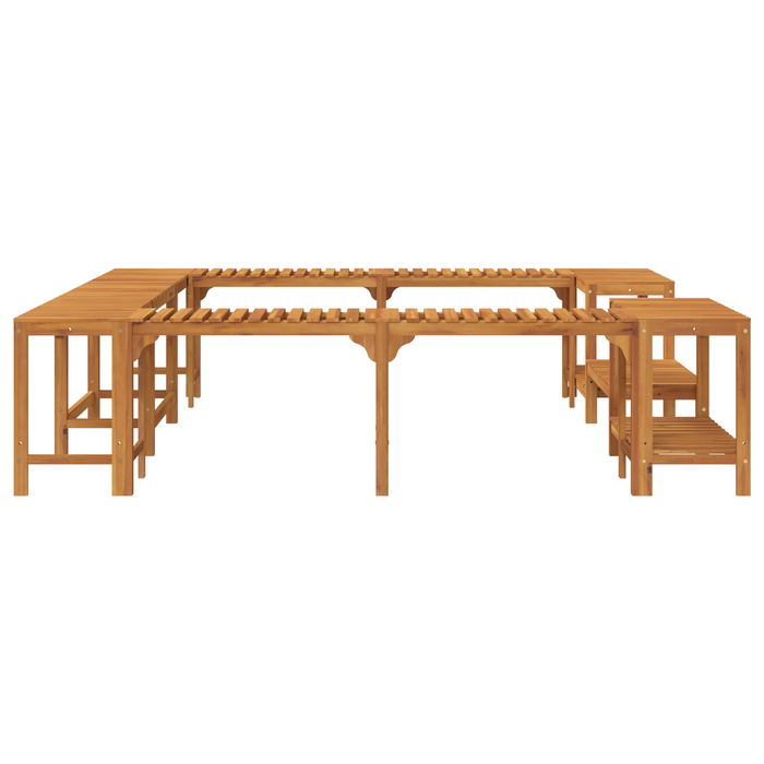 Hot Tub Surround Brown 230 X 230 Cm Tttaila