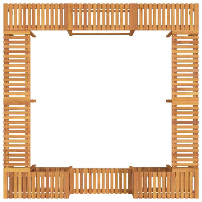 Hot Tub Surround Brown 250 X 250 Cm Tttailp