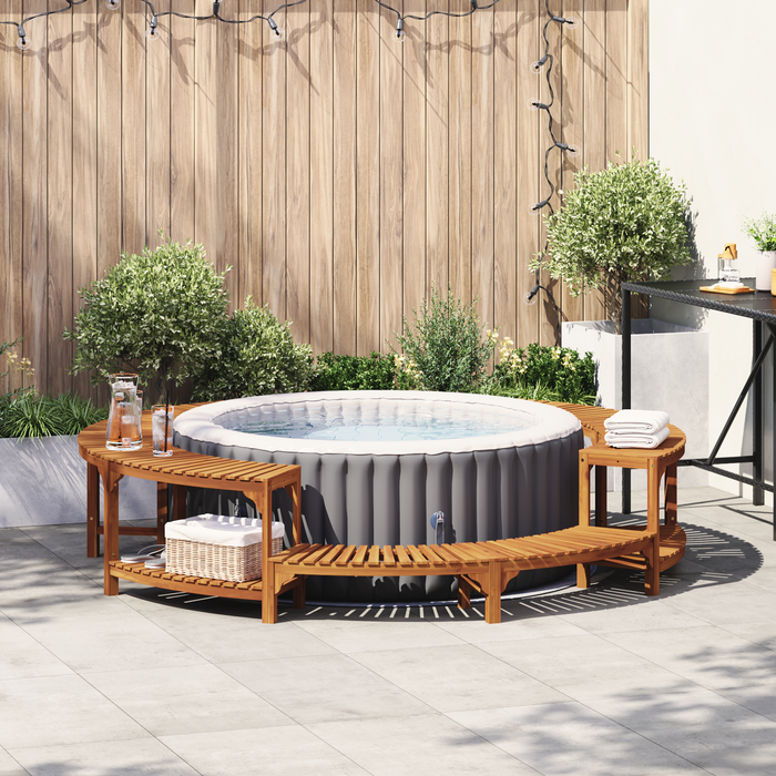 Hot Tub Surrounds Brown Ø255 Cm Tttaill