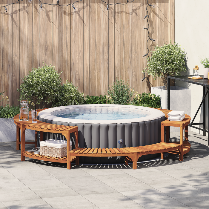 Hot Tub Surrounds Brown Ø255 Cm Tttaili