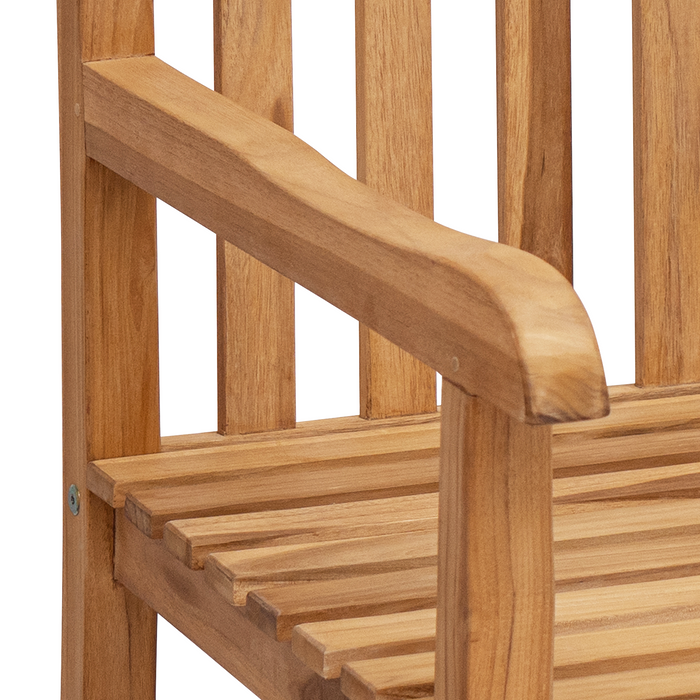 Outdoor Chairs Brown 152 X 63 X 89 Cm Solid Teak Wood Axbbokpi