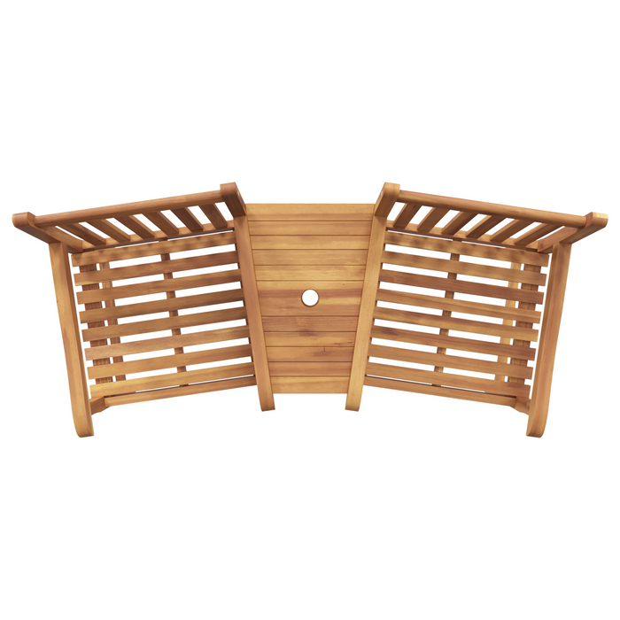 Outdoor Chairs Brown 152 X 63 X 89 Cm Solid Teak Wood Axbbokpi