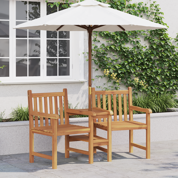 Outdoor Chairs Brown 152 X 63 X 89 Cm Solid Teak Wood Axbbokpi