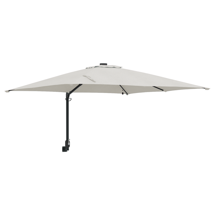 Garden Parasol Sand 248.5 X 247.5 X 160 Cm Fabric Axbbtxpo