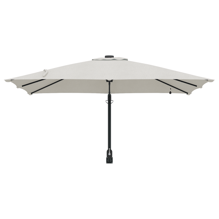 Garden Parasol Sand 248.5 X 247.5 X 160 Cm Fabric Axbbtxpo
