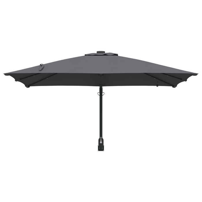 Garden Parasol Anthracite 248.5 X 247.5 X 160 Cm Fabric Axbbtxpt