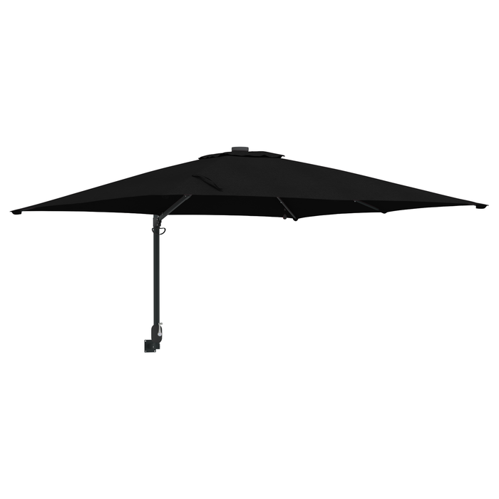 Garden Parasol Black 248.5 X 247.5 X 160 Cm Fabric Axbbtxpi