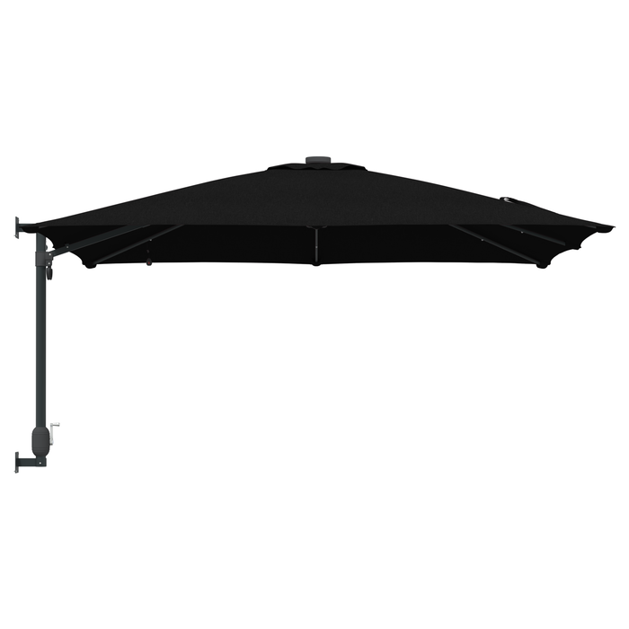 Garden Parasol Black 248.5 X 247.5 X 160 Cm Fabric Axbbtxpi