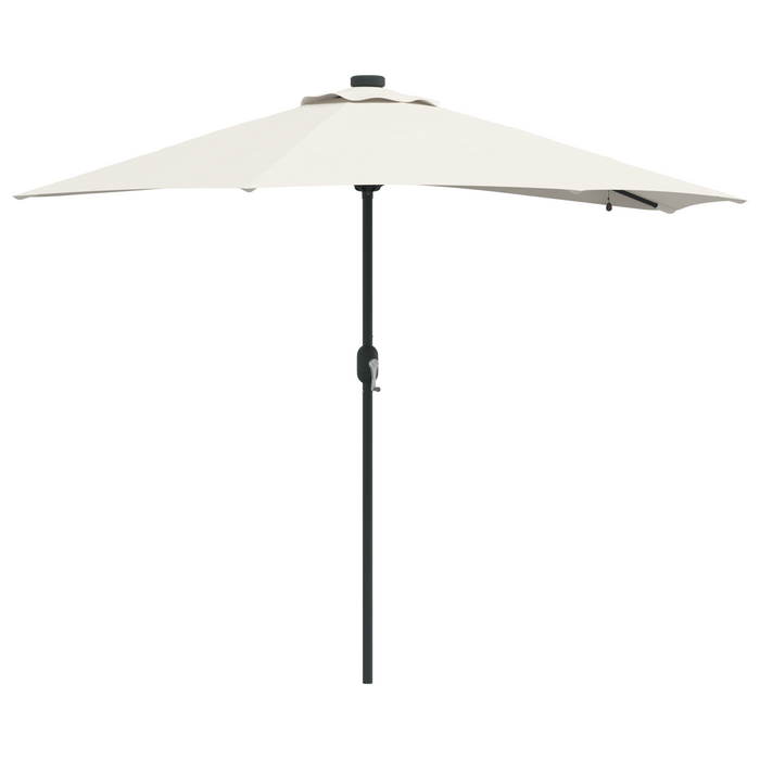 Garden Parasol Sand 294 X 150 X 223 Cm Fabric Axbbtxpk