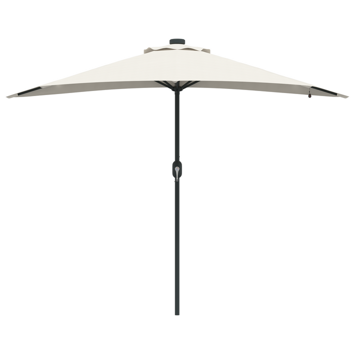 Garden Parasol Sand 294 X 150 X 223 Cm Fabric Axbbtxpk