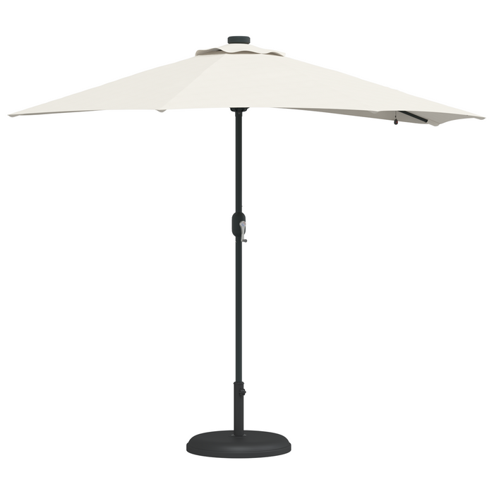 Garden Parasol Sand 294 X 150 X 223 Cm Fabric Axbbtxpk