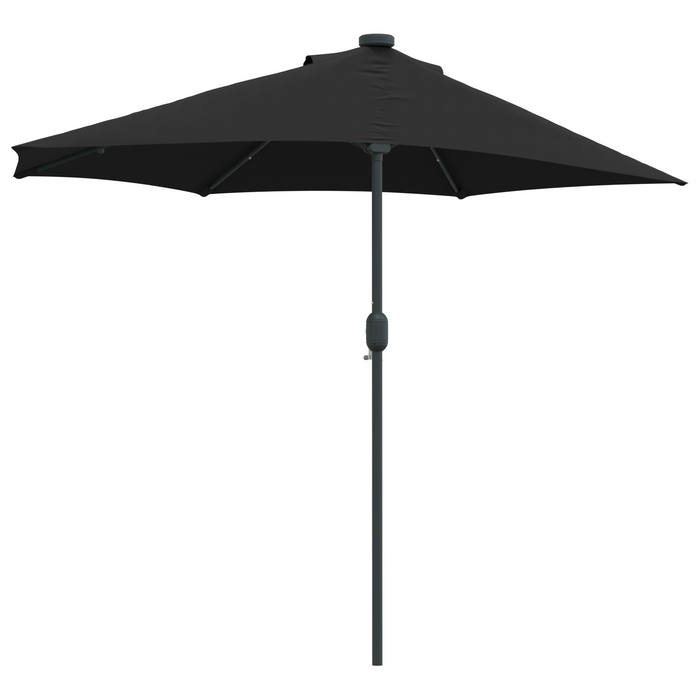 Garden Parasol Black 294 X 150 X 223 Cm Fabric Axbbtxlp