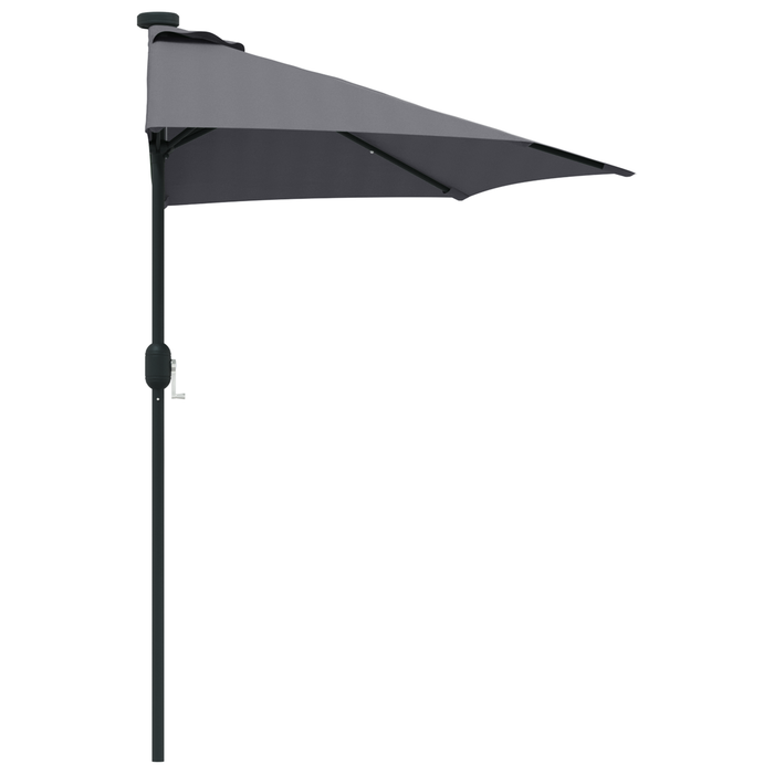 Garden Parasol Anthracite 294 X 150 X 224 Cm Fabric Axbbtxlk