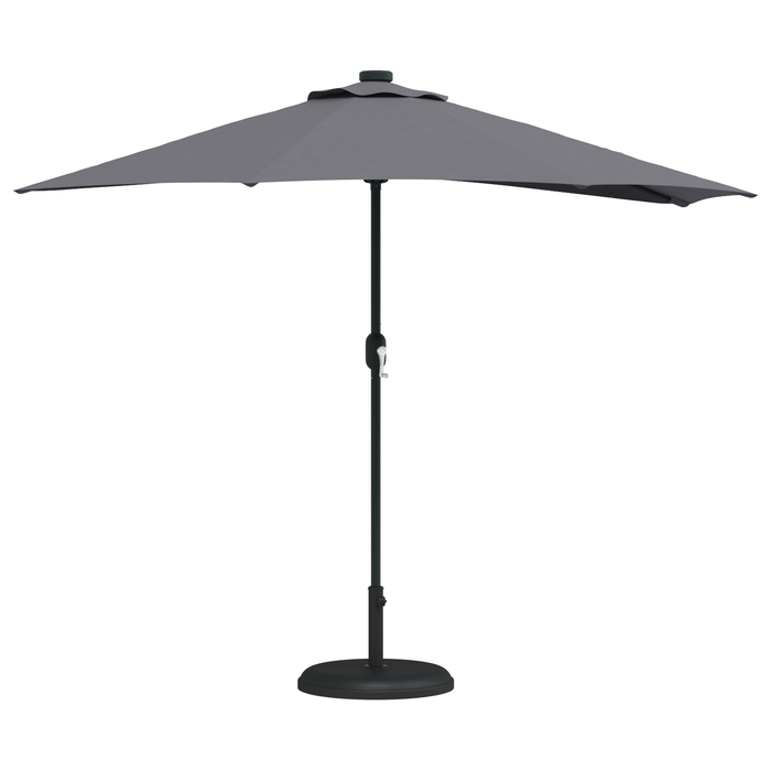 Garden Parasol Anthracite 294 X 150 X 224 Cm Fabric Axbbtxlk