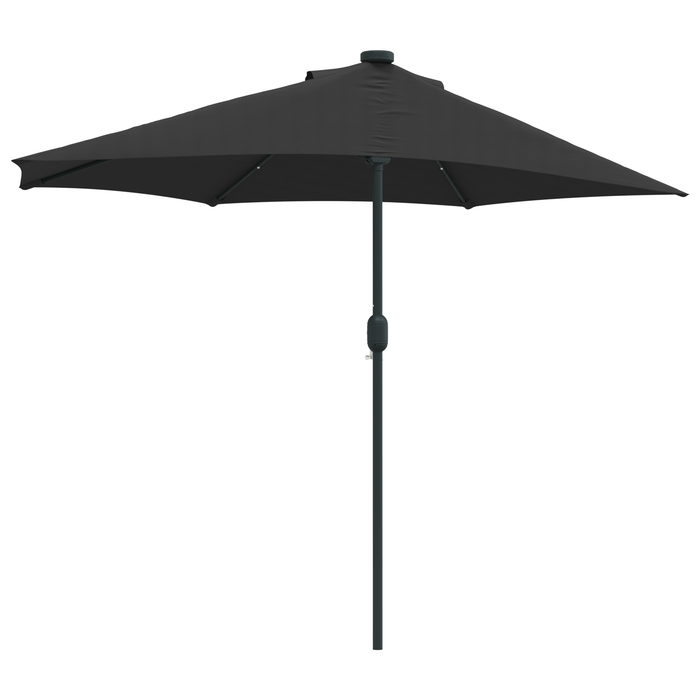 Garden Parasol Black 294 X 150 X 224 Cm Fabric Axbbtxit