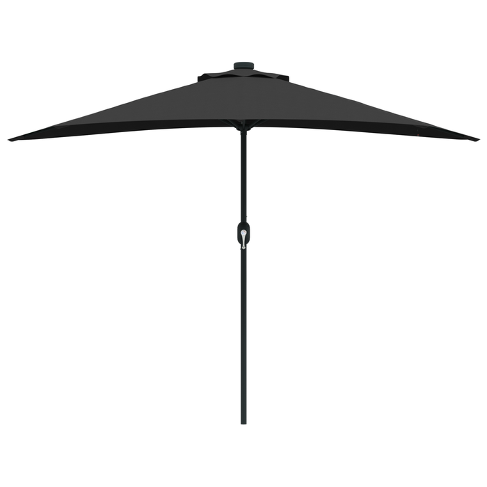 Garden Parasol Black 294 X 150 X 224 Cm Fabric Axbbtxit