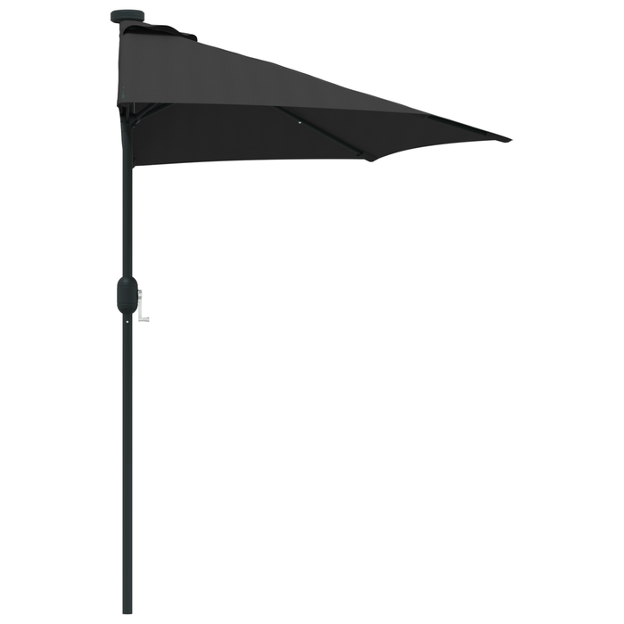 Garden Parasol Black 294 X 150 X 224 Cm Fabric Axbbtxit