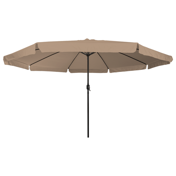 Garden Umbrella 395X245 Cm Taupe Axbbtltk