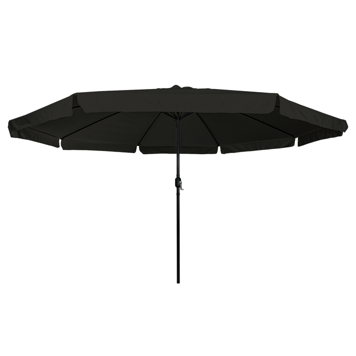 Garden Umbrella 395X245 Cm Black Axbbtlax