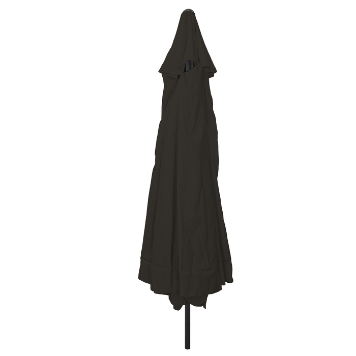 Garden Umbrella 395X245 Cm Black Axbbtlax