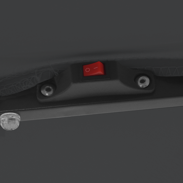 Square Garden Umbrella With Led Lights 295X245 Cm Charcoal Axbbtllx