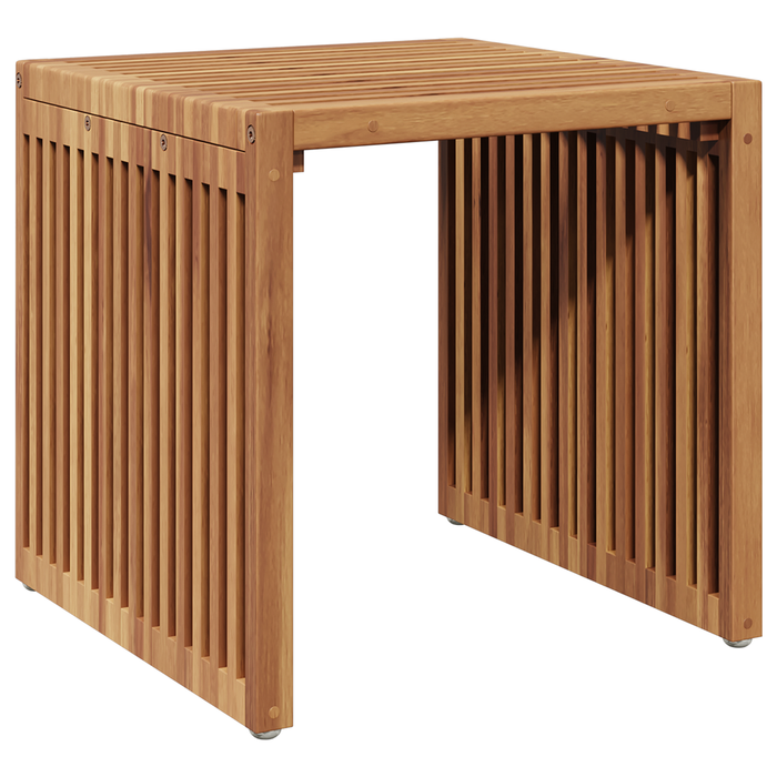 Garden Side Table 45X42.5X45 Cm Solid Wood Teak Axbbltpx