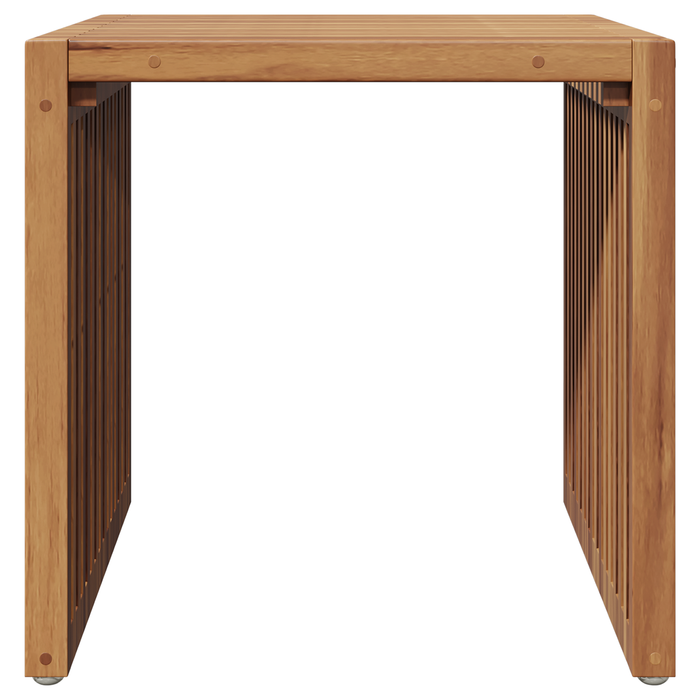 Garden Side Table 45X42.5X45 Cm Solid Wood Teak Axbbltpx