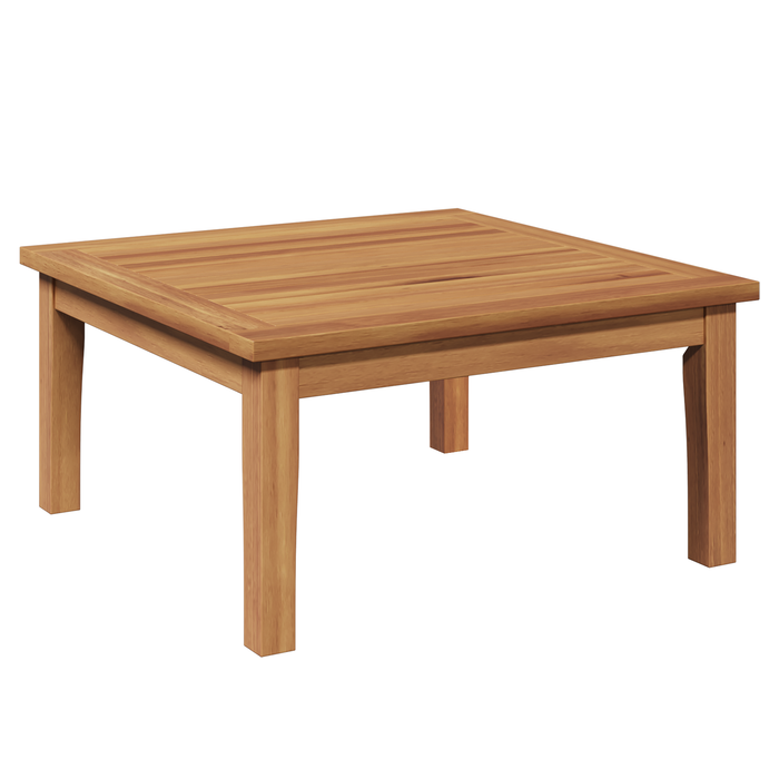 Garden Table 60X60X30 Cm Solid Wood Teak Axbblabb