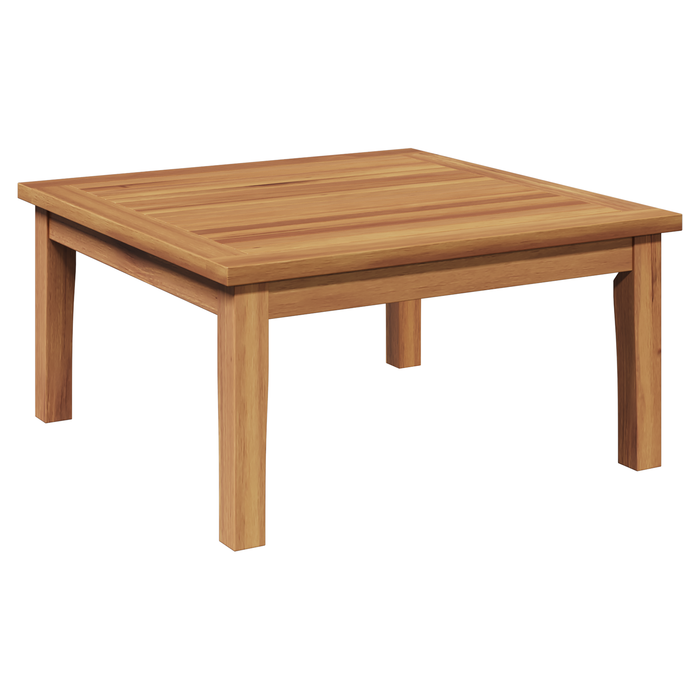 Garden Table 60X60X30 Cm Solid Wood Teak Axbblabb