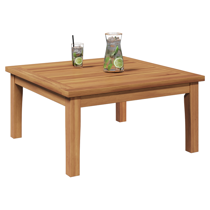 Garden Table 60X60X30 Cm Solid Wood Teak Axbblabb