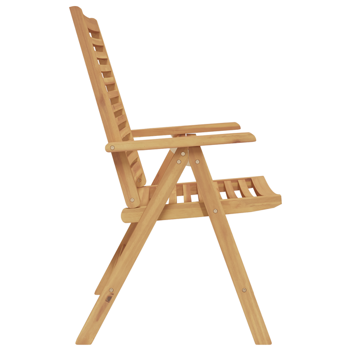 Garden Chairs 2 Pack Solid Teak Wood Axbblaoo