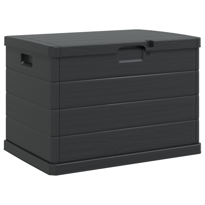 Garden Storage Box - Anthracite, 77.5 X 54.5 X 53 Cm, Plastic, 170 L Axbblank