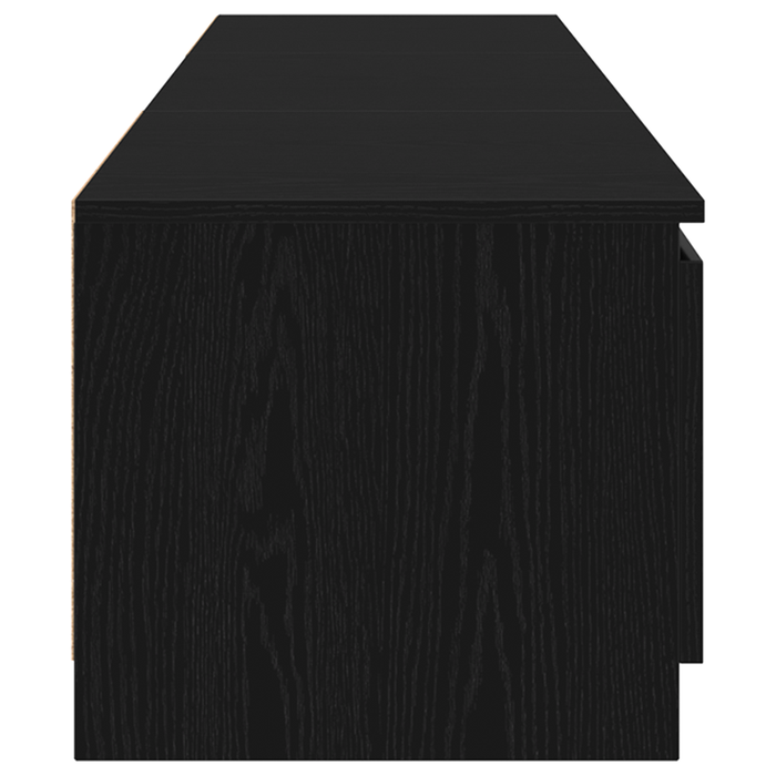 Tv Cabinet Black 140 X 38.5 X 36 Cm Engineered Wood Nlxplt