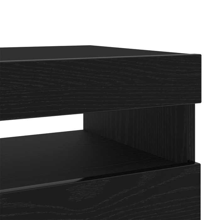 Tv Cabinet Black 100 X 35 X 40 Cm Engineered Wood Nlxplp
