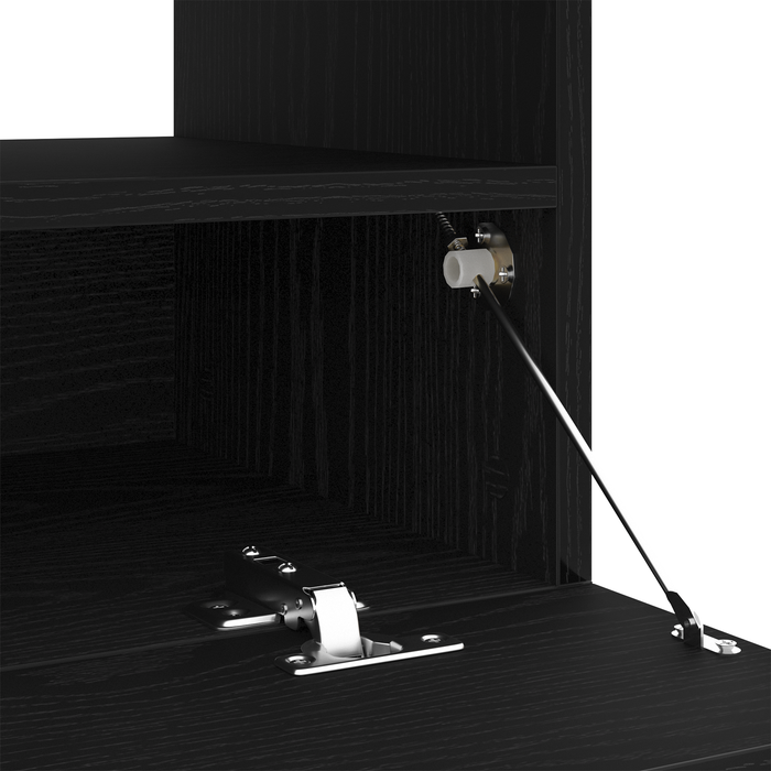 Tv Cabinet Black 100 X 35 X 40 Cm Engineered Wood Nlxplp