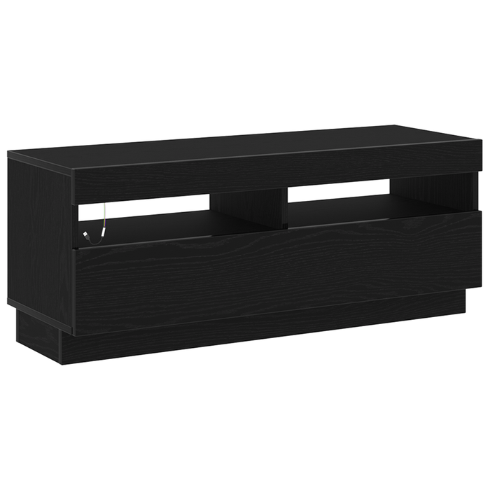 Tv Cabinet Black 100 X 35 X 40 Cm Engineered Wood Nlxplp