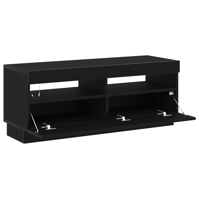 Tv Cabinet Black 100 X 35 X 40 Cm Engineered Wood Nlxplp