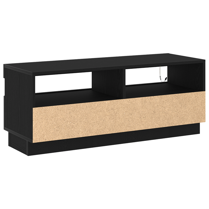 Tv Cabinet Black 100 X 35 X 40 Cm Engineered Wood Nlxplp