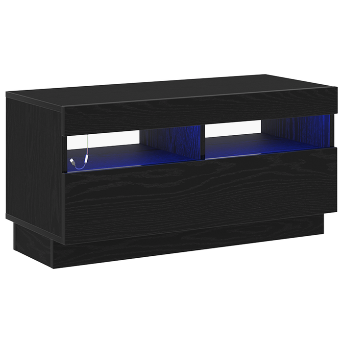 Tv Cabinet Black 80 X 35 X 40 Cm Engineered Wood Nlxpll