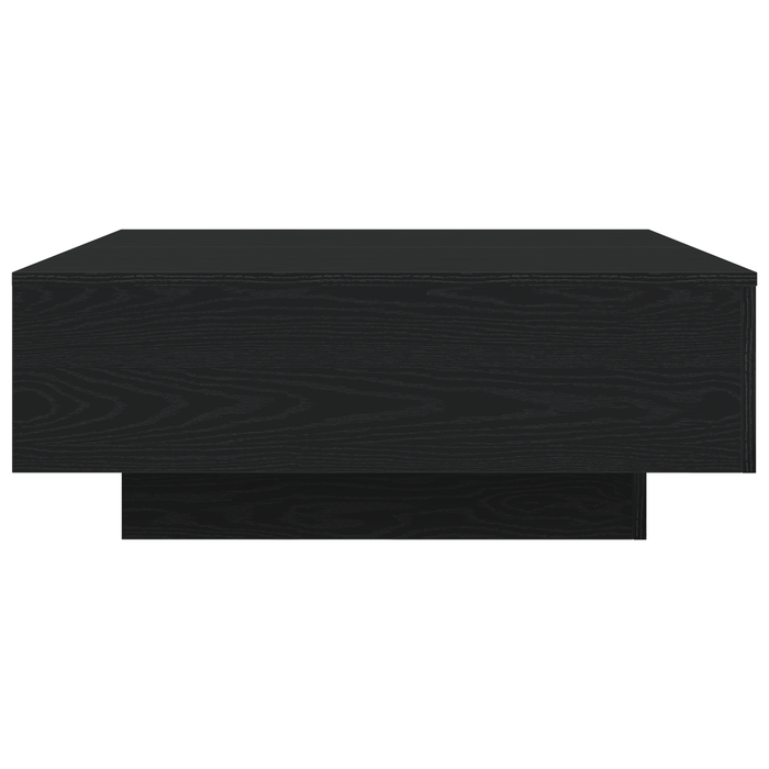 Coffee Table Black Oak 80 X 80 X 31 Cm Engineered Wood Nltbbx