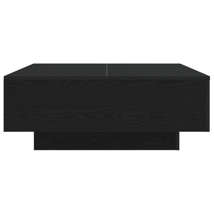 Coffee Table Black Oak 80 X 80 X 31 Cm Engineered Wood Nltbbx