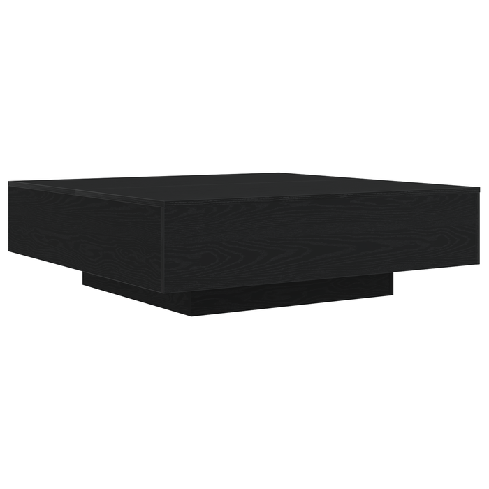Coffee Table Black Oak 100 X 100 X 31 Cm Engineered Wood Nltbbn