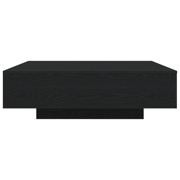 Coffee Table Black Oak 100 X 100 X 31 Cm Engineered Wood Nltbbn