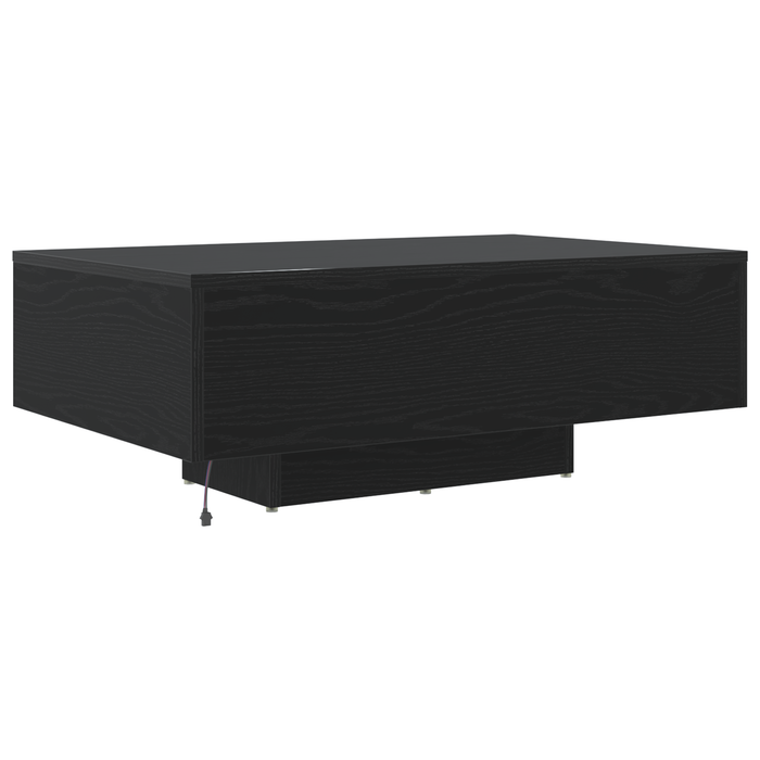 Coffee Table Black Oak 85 X 55 X 31 Cm Engineered Wood Nltboo