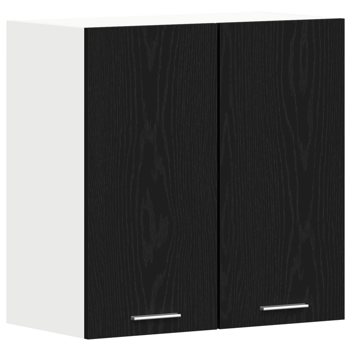 Hanging Cabinet Black Oak 60 X 31 X 60 Cm Engineered Wood Nltoat